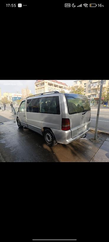 vito oturacaqlar: Mercedes-Benz Vito, gümüşü rəngli miniven Xüsusiyyətlər: - Kuzov: 5 — 2