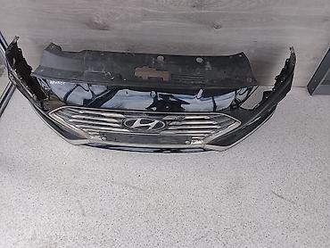 бампер соната 2018: Передний бампер в сборе для Hyundai Sonata ( New Rise). Цвет — чёрный — 2