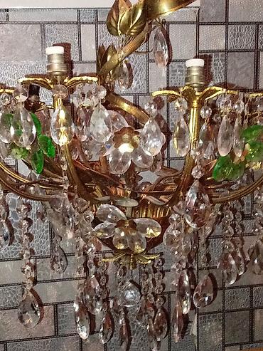 çiçek: Çılçıraq, 5 lampa, Metal — 2