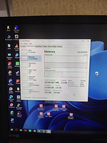 Elektronika: Monitor Samsung 23 düyümluk - 60 hz CPU: Intel Core i5-4570S — 2.90 — 4