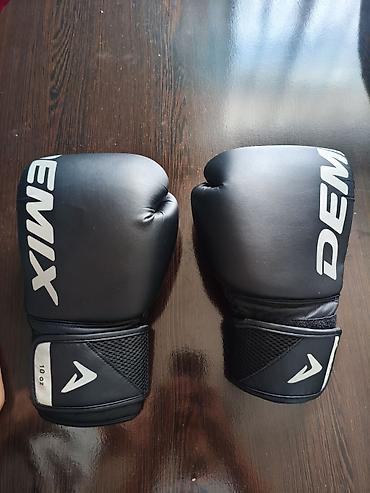 king boxing: Боксерские перчатки Demix, 10 oz - Классическая форма с анатомическим — 3