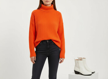 tanie swetry lumpeks: Shein, Sweter damski, rozmiar S