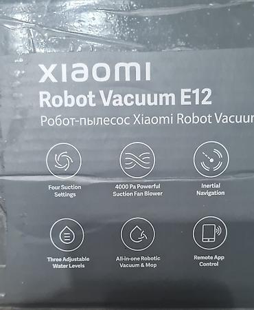 eilik robot купить: Xiaomi Robot Vacuum E12 — робот-пылесос с функцией влажной уборки — 3
