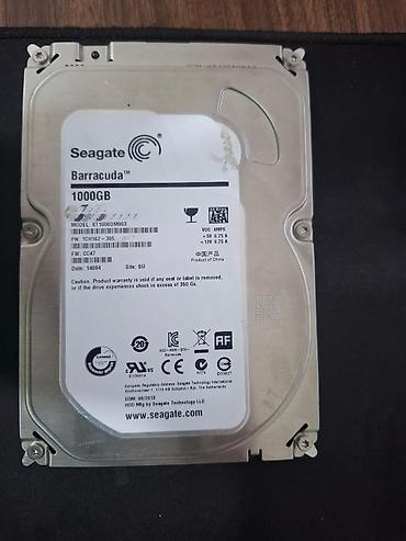 sərt disk: Daxili Sərt disk (HDD) Seagate, 1 TB, 7200 RPM, 3.5", İşlənmiş — 1