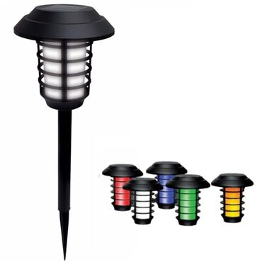 Baštenska dekoracija: 4 kom Solarna RGB lampa sa daljinskim velika Karakteristike proizvoda — 8