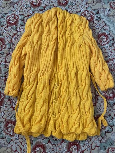 альпака кардиган бишкек: Женский свитер S, цвет - Желтый