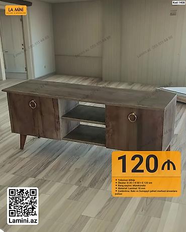 Ev və bağ: TV altlığı - Model kodu: 1408 - Ölçülər: dərinlik 35 sm × hündürlük — 1