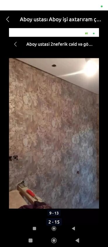 Malyar işləri: Aboy malyar ustası şpoklyovka paduqa emusiya laminat işleri görürük — 7