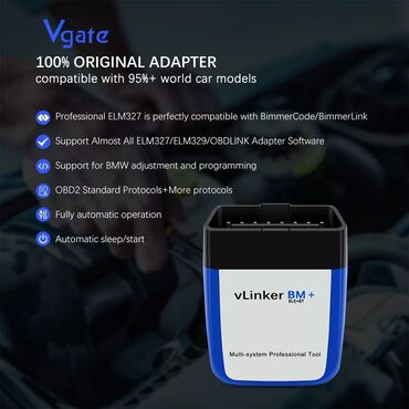 Alati za automobile: Vgate vLinker BM+ V2.2 Bluetooth 4.0 OBD2 za BMW Auto dijagnostički — 11