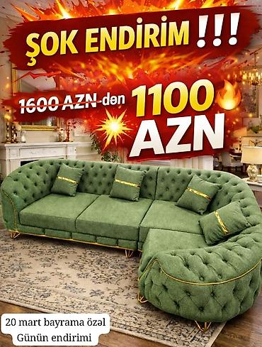 klassik stullar: Zövqlü və möhtəşəm künc divan kolleksiyası İlkin ödenişsiz ⚜️Tek — 4
