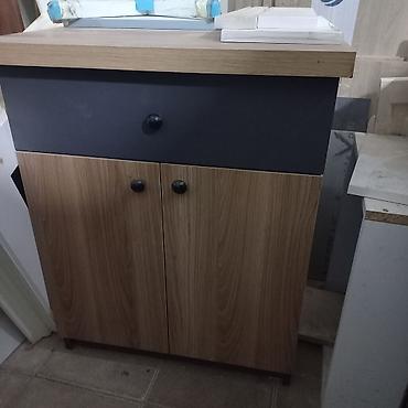 Hamam dolabları: Mətbəx/hamam üçün çoxfunksiyalı şkaf - Material: laminat/LDSP taxta — 1