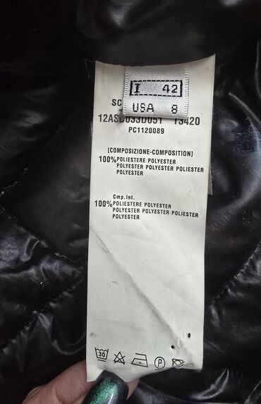 Zimske jakne: M (EU 38), Jednobojni, Sa postavom, Perje — 6