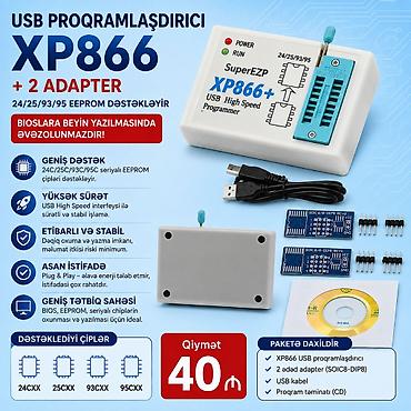 epam 96: USB proqramlaşdırıcı XP866. 24 25 93 95 EEPROM dəstəkləyir. Bioslara — 1