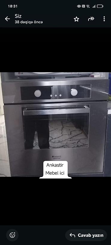 Duxovkalar: Hotpoint Ariston ankastr mətbəx sobası - Tip: ankastr, mebel içi — 1