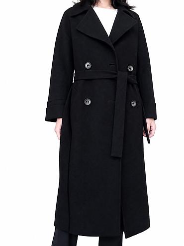 moda larissa плащ: Пальто, Классика, Стеганый, Длинная модель, С поясом, S — 1