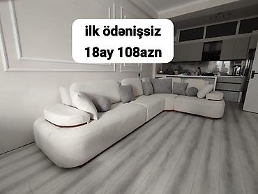Divanlar: Künc divan kolleksiyası - Müasir dizaynlı L-şəkilli künc divanlar - — 39