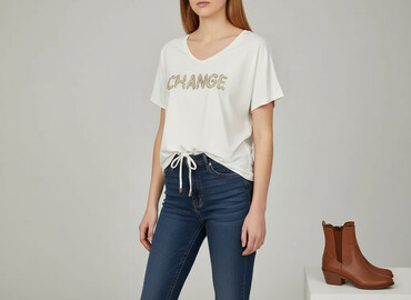 podkoszulki damskie hm: Футболка жіноча, розмір One size