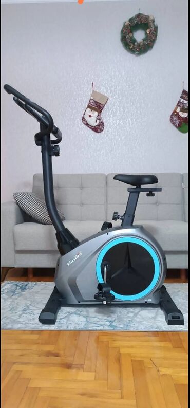 Maskalar, eynəklər: Velosiped trenajoru – Volksgym VG-620 - Yığım üçün kompakt, evdə