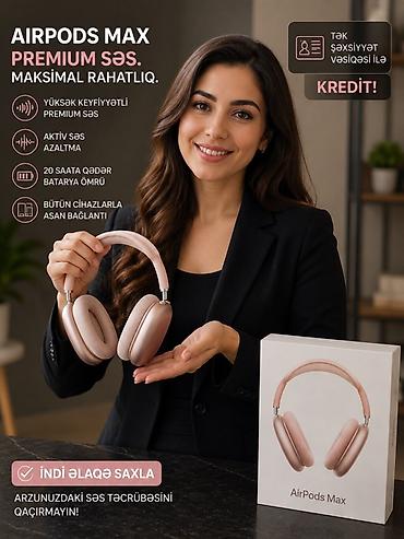 apple whoc: AirPods Max – Premium səs, maksimal rahatlıq - Yüksək keyfiyyətli — 1