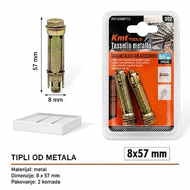 KMT Gvozdena novi materijal tipl 8×57 mm – set od 2 komada - Brend