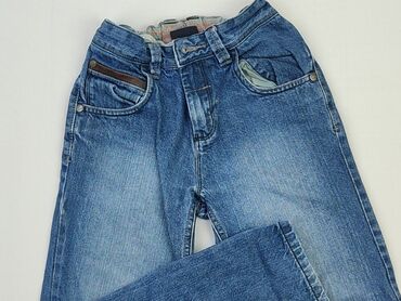 czarne jeansy dla chłopca: Джинси, Next, 9 р., 128/134, стан - Хороший