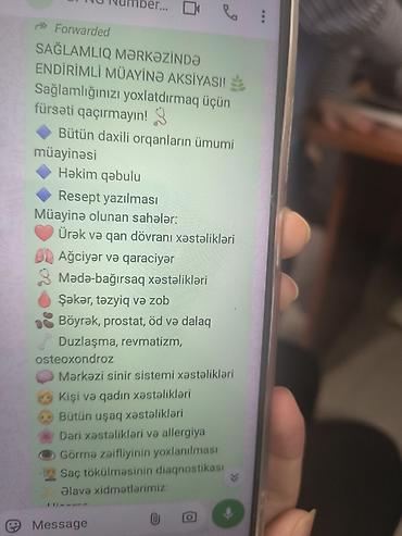 qubada is: Şərq sağlamlıq merkezi kompaniya 150m müayinə 50m olub — 1