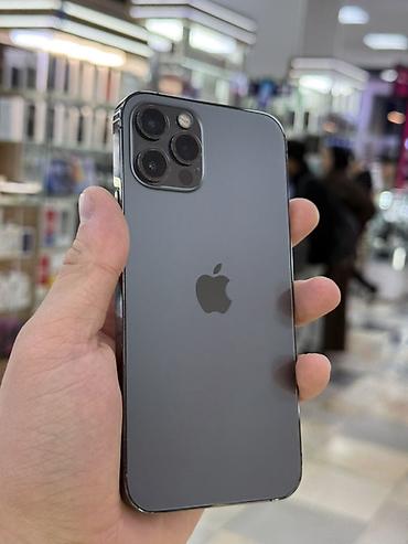 Уюлдук телефондор жана аксессуарлар: IPhone 12 Pro, графитовый 256 гб . 90% обмен интересует предлагайте - — 2