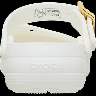 женская обувь 41: Сабо, 37.5, Crocs, Новый, цвет - Белый, Бесплатная доставка — 4