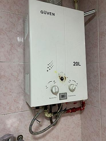 GÜVEN 20L qazla işləyən su qızdırıcısı - Tutum: 20 litr işlək