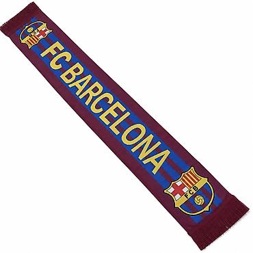 ipək parca: Barcelona azarkeş şərfi - Rənglər: bordo və göy zolaqlar, “FC — 3