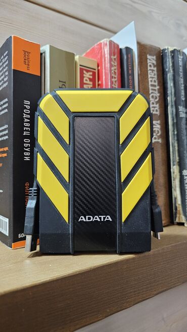 usb карта: Накопитель, Б/у, ADATA, HDD, 1 ТБ