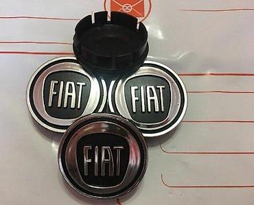 klocne za tockove: ČEPOVI POKLOPCI ZA FELNE FIAT 60 MM / 56 MM - CRNI | ORIGINALNI — 4