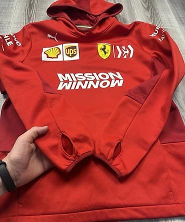 geyim mağazası: Svitşot, Puma, M, rəng - Qırmızı — 4