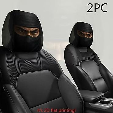 ćopavac guma: Fa, Navlake za naslon za glavu sedišta u automobilu sa 2D printom. Set — 5