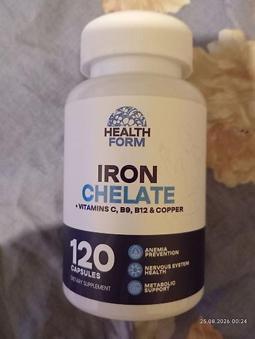 evalar vitamin c: Health Form IRON CHELATE – dəmir xelatı kapsulları Məhsul — 1
