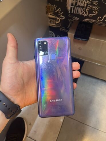 Mətbəx texnikası: Samsung Galaxy A21S, rəng - Bənövşəyi, Barmaq izi