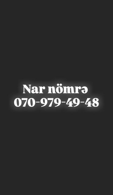 smartfon telefonlar: Nar mobil operatorunun nömrəsi. Təcili satılır.İstənilən metro