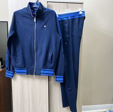 брендовые вещи оригинал: Мужской спортивный костюм Zegna, темно‑синий. Состав комплекта: -