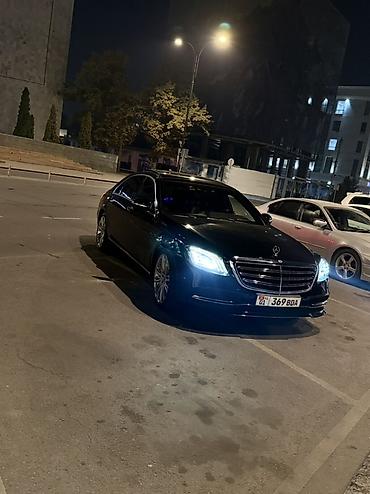 вдоль реки: Mercedes-Benz S-Class: 2019 г., 3 л, Автомат, Бензин, Седан — 2