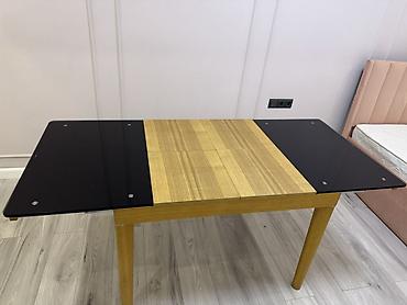 id store: Стол трансформер Для кухни, Раскладной стол, цвет - Черный — 4