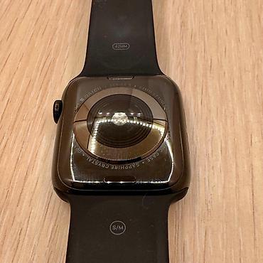 Акылдуу сааттар: Продаю Apple watch Stainless Steel series 5 44mm space black — 6