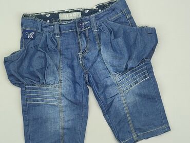 kurtki młodzieżowe dziewczęce: 3/4 Children's pants 5-6 years, Cotton, condition - Very good