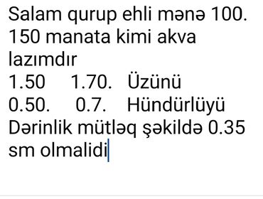 Gəmiricilər: Akvaryum sifarişi axtarılır. Tələb olunan ölçülər: - Üz uzunluğu
