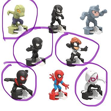 lego spider man: Набор мини-фигурок по мотивам Spider-Man/Marvel с пусковыми базами. В — 2
