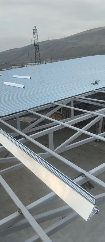 Кровля крыши: Навестин бардык түрлөрүн жасайбыз Хай-тэк, арка, полуарка сиздер — 8