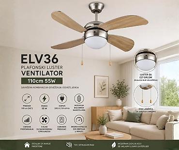 parocistaci: ELV36 plafonski luster ventilator – savršena kombinacija osveženja i — 1