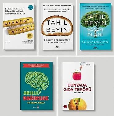 kitab derslik: Sağlamlıq, pəhriz və beyin haqqında 5 kitablıq dəst (Türk dilində) — 2