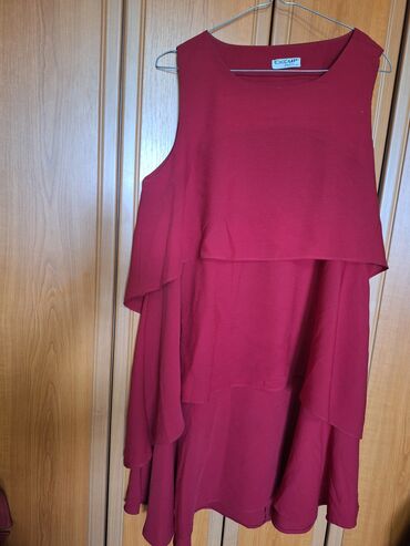 crop top prsluk: XL (EU 42), color - Burgundy, Cocktail, Without sleeves