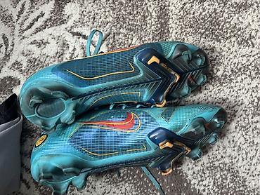 nike canta: Nike Mercurial Vapor 15 Elite FG kramponları - Rəng: mavi/turkuaz — 2