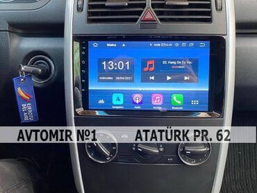 avto manitor: Mercedes W203 2002 android monitor DVD-monitor ve android monitor